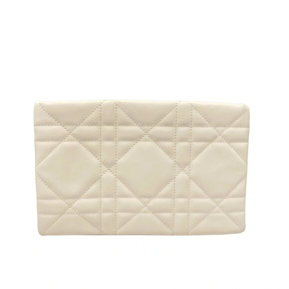 Dior Parfums Light Pink Silver Polyurethane Pouch bran-122-091025 - Picture 2 of 6